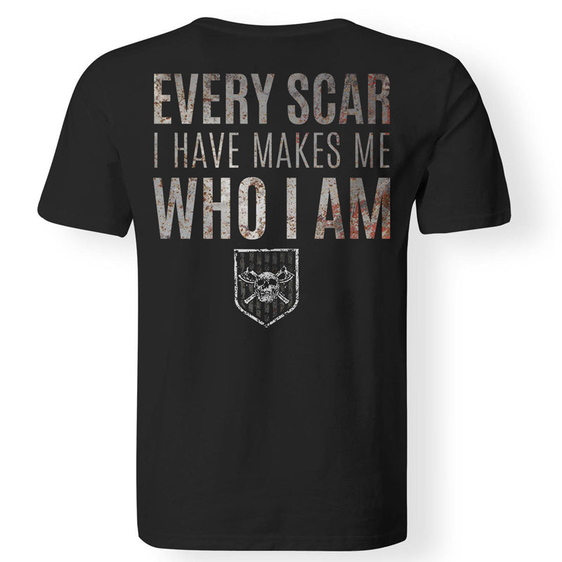 Every Scar I Have Makes Me Who I Am Printed Men's T-shirt