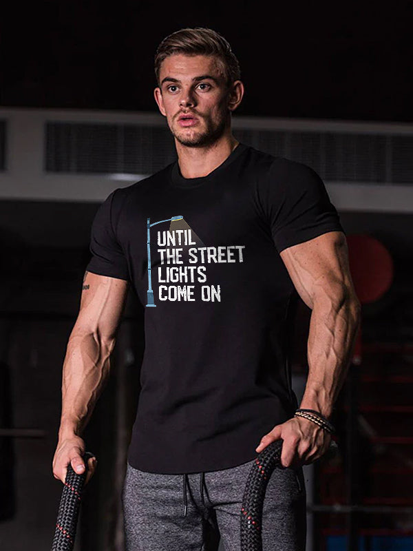 Until The Street Lights Come On Printed Men's T-shirt