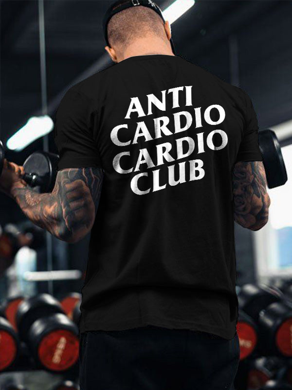 Anti Cardio Cardio Club Printed Men's T-shirt