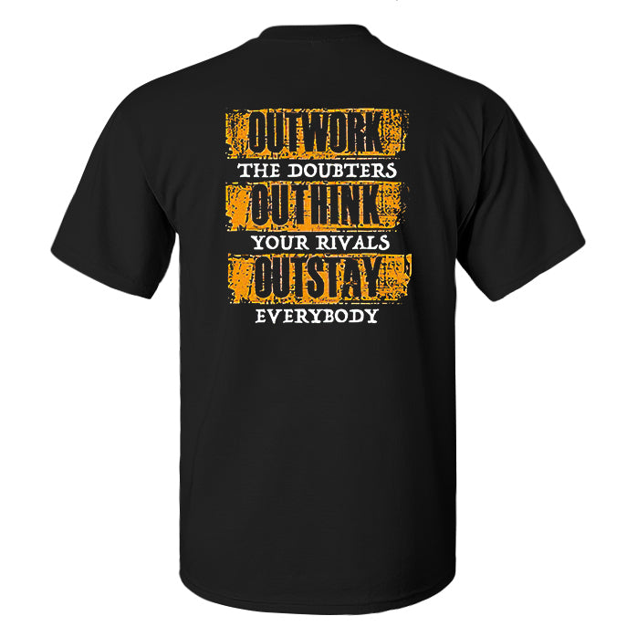 Outwork The Doubters Printed Men's T-shirt