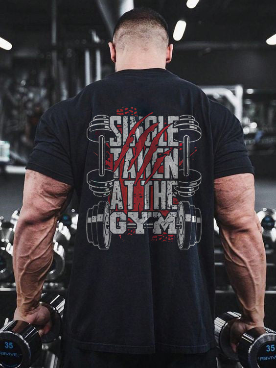 At The Gym Printed Men's T-shirt