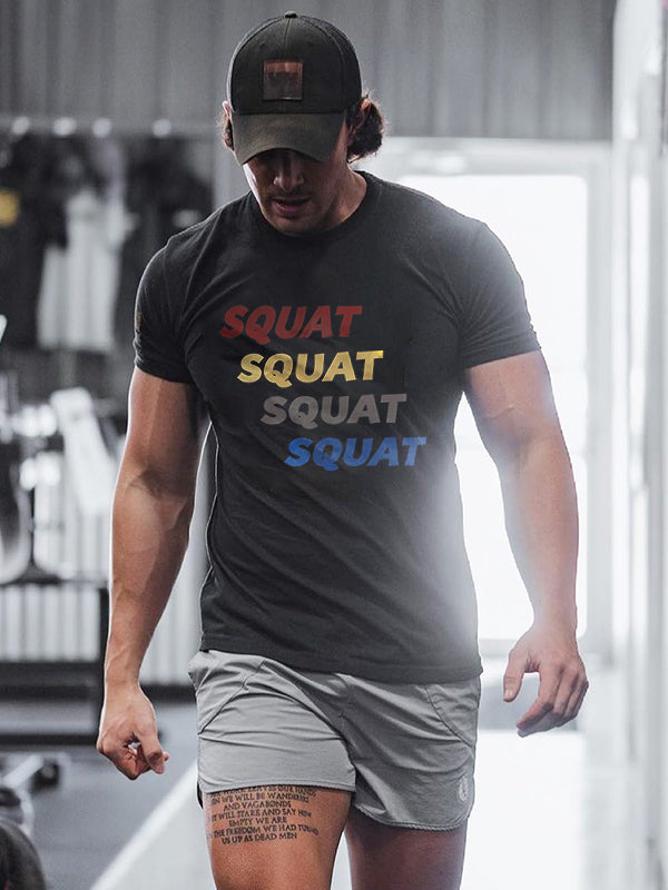 Squat Printed Men's T-shirt