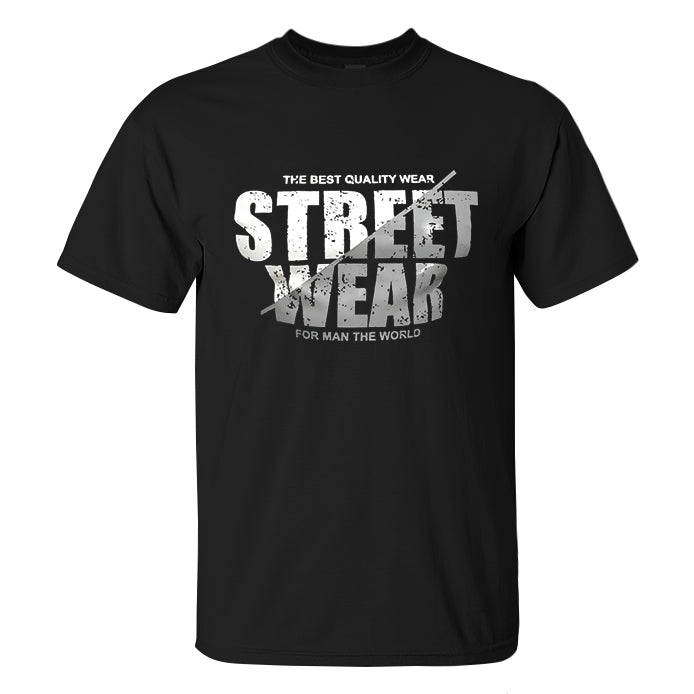 The Best Quality Wear Street Wear For Man The World Printed Men's T-shirt