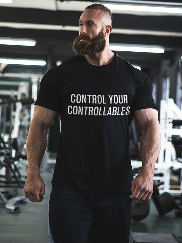 Control Your Controllables Printed Men's T-shirt