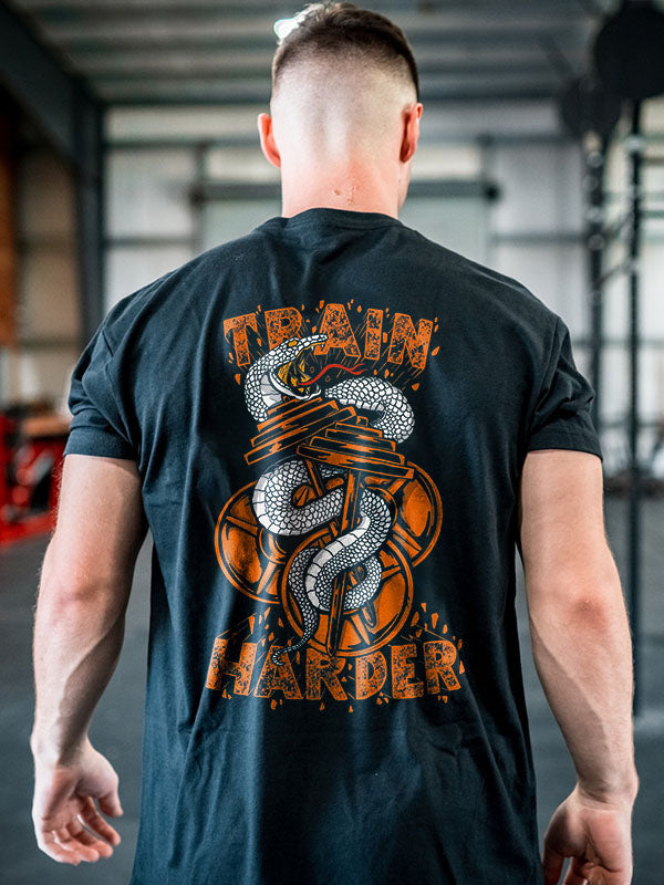 Train Harder Printed Men's T-shirt