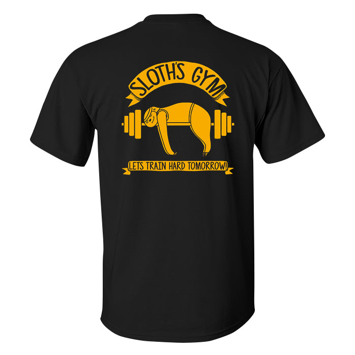 Sloth's Gym Printed Men's T-shirt