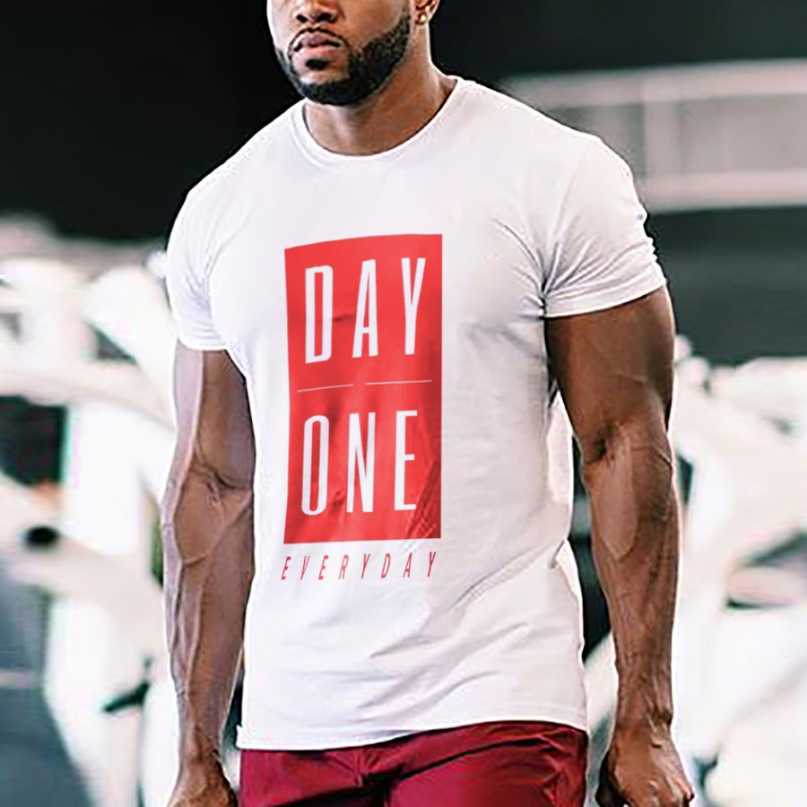 Day One Everyday Print Men's T-shirt