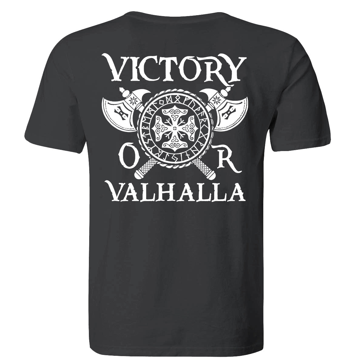 Victory Letter Axes Printed Men's T-shirt