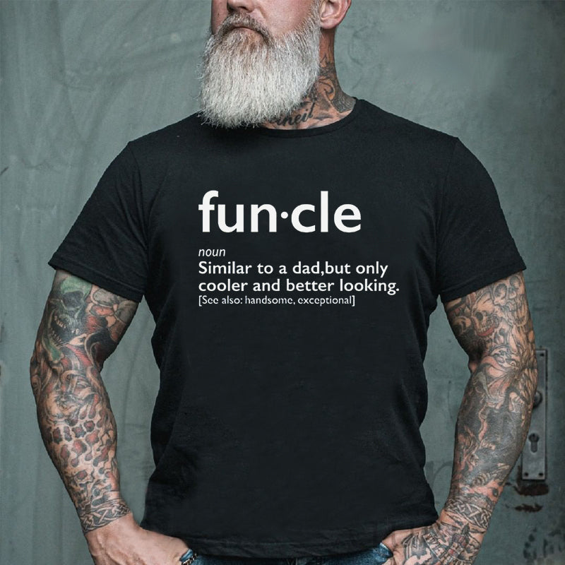 Similar To A Dad, But Only Cooler And Better Looking Printed Men's T-shirt