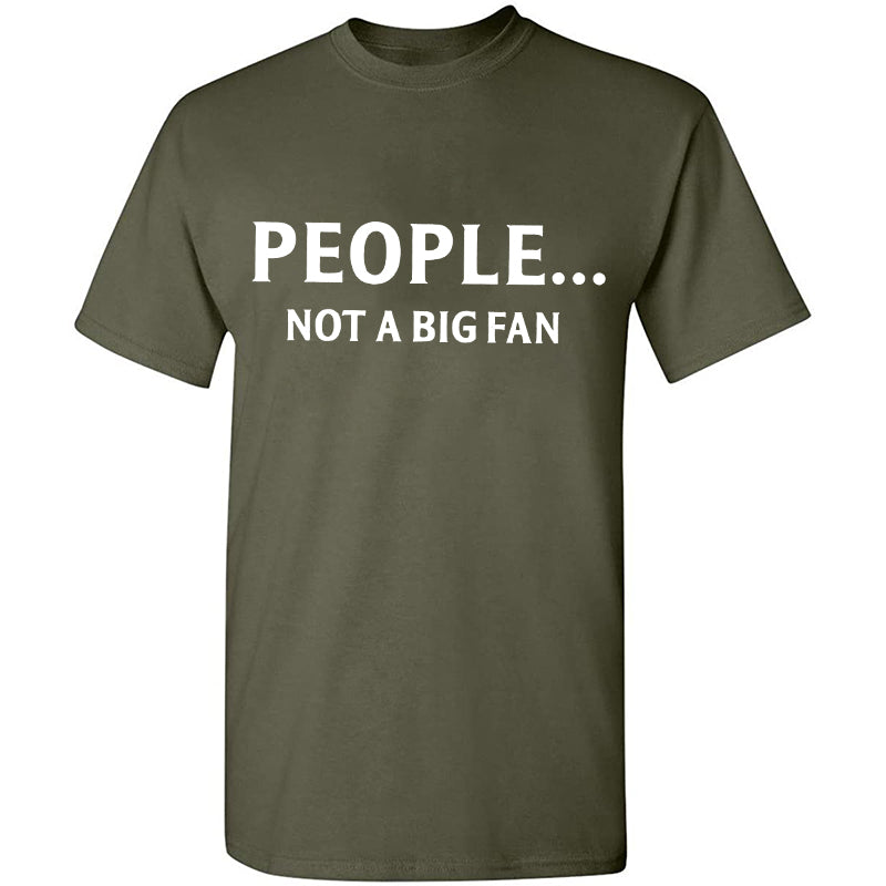 Vikings People... Not A Big Fan Printed T-shirt – polyalienshop