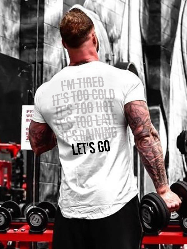 LET'S GO Printed T-shirt