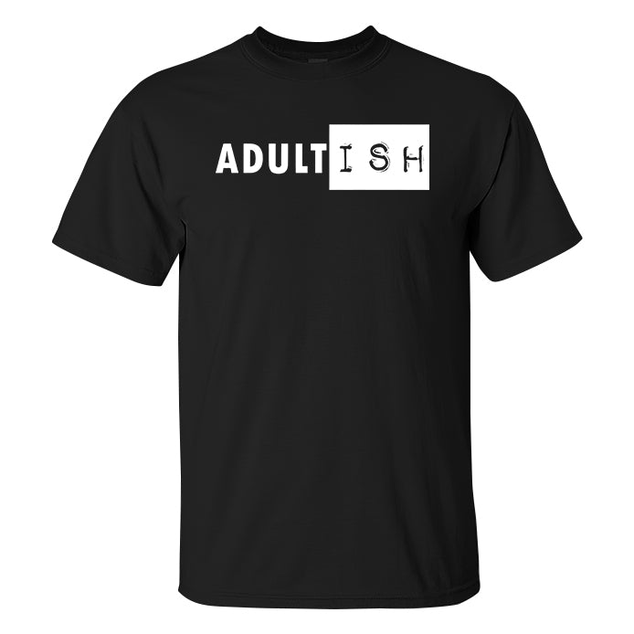 ADULT I S H Printed Men's T-shirt