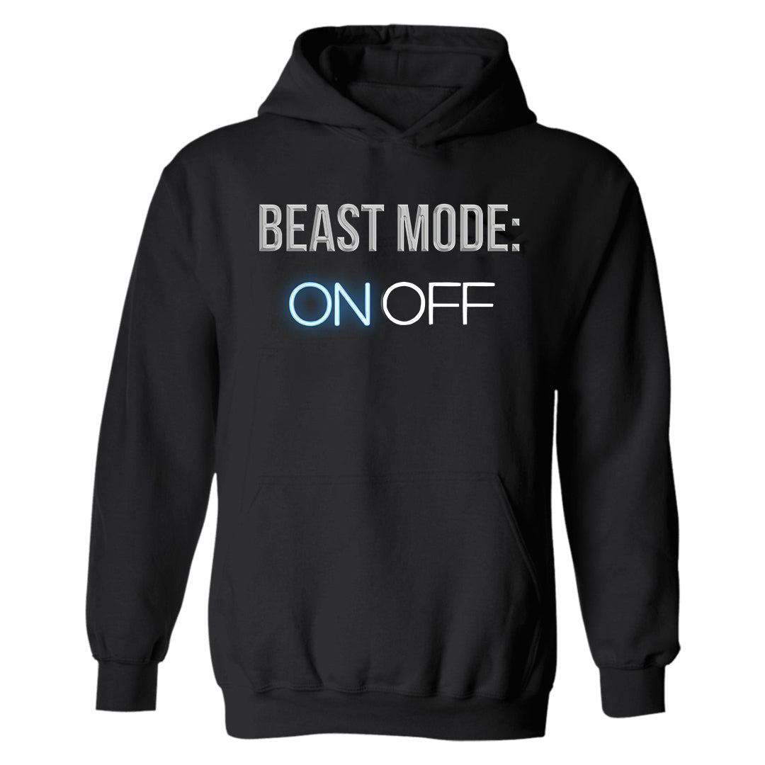 Beast Moode: On Off Printed Men's Hoodie