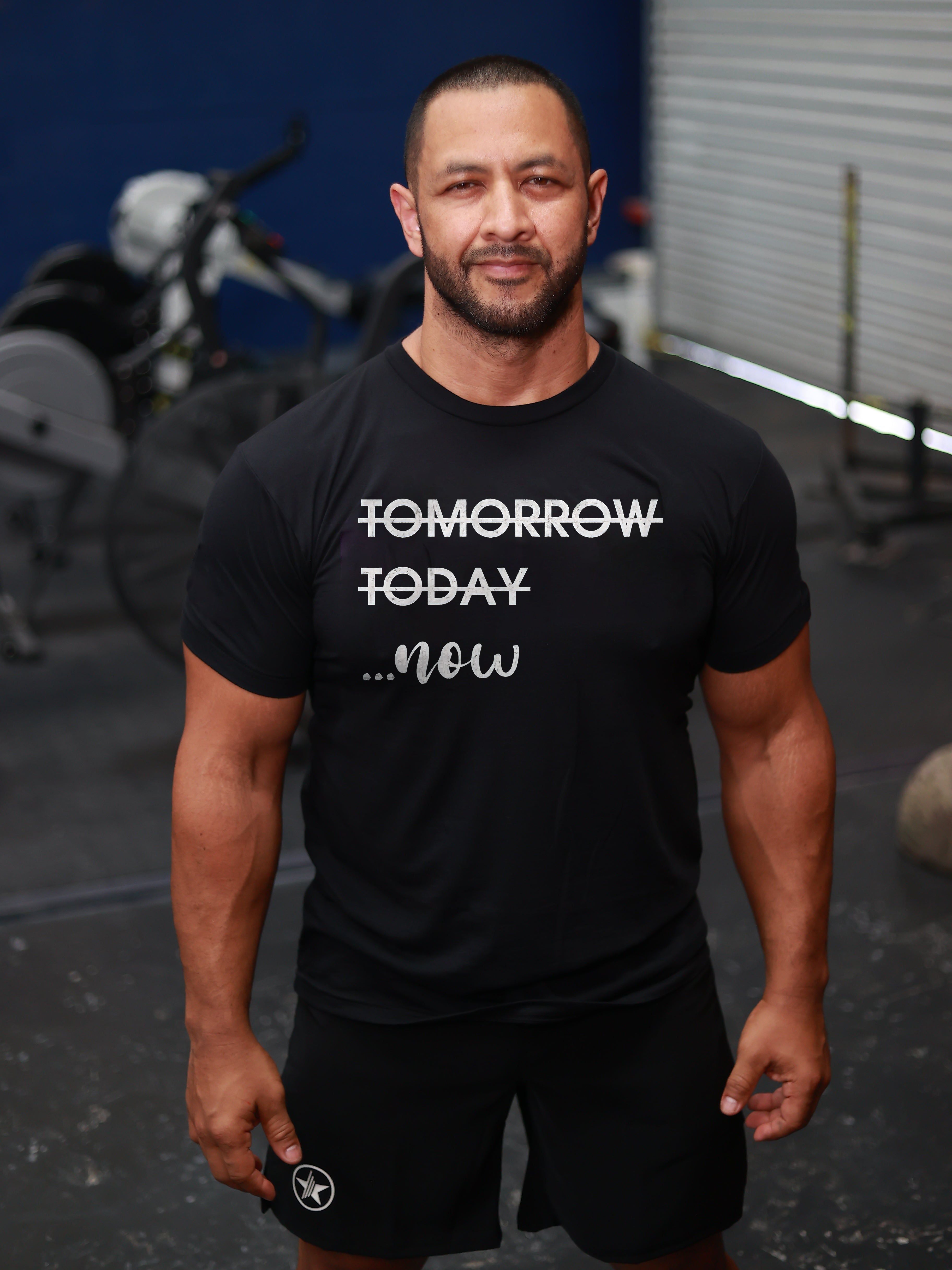 Tomorrow Today ...Now Printed Men's T-shirt