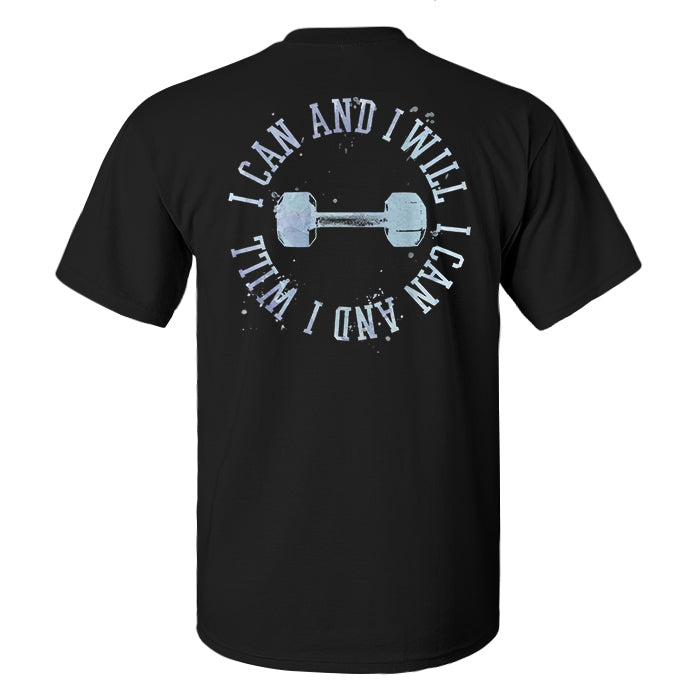 I Can And I Will Printed Men's T-shirt