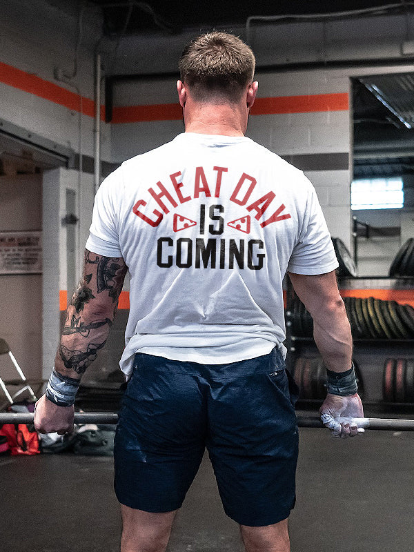 Cheat Day Is Coming Printed Men's T-shirt