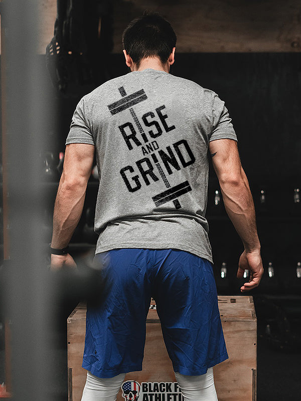 Rise And Grind Printed Men's T-shirt