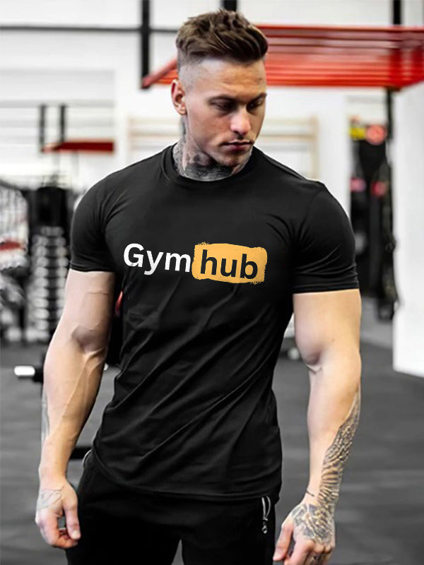 Gym Hub Printed Men's T-shirt