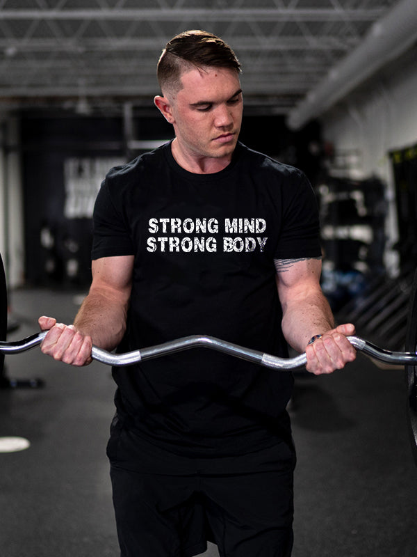 Strong Mind Strong Body Printed Men's T-shirt