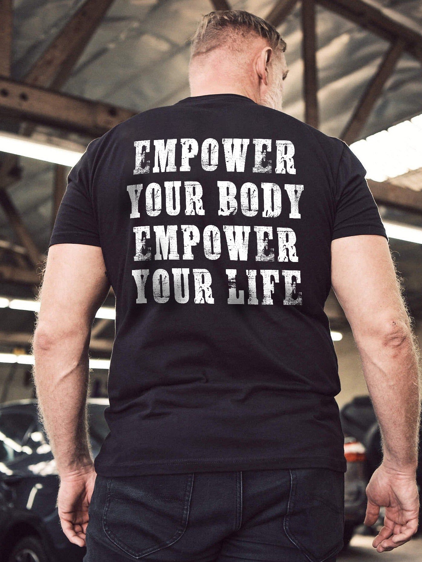 Empower Your Body Empower Your Life Printed Men's T-shirt