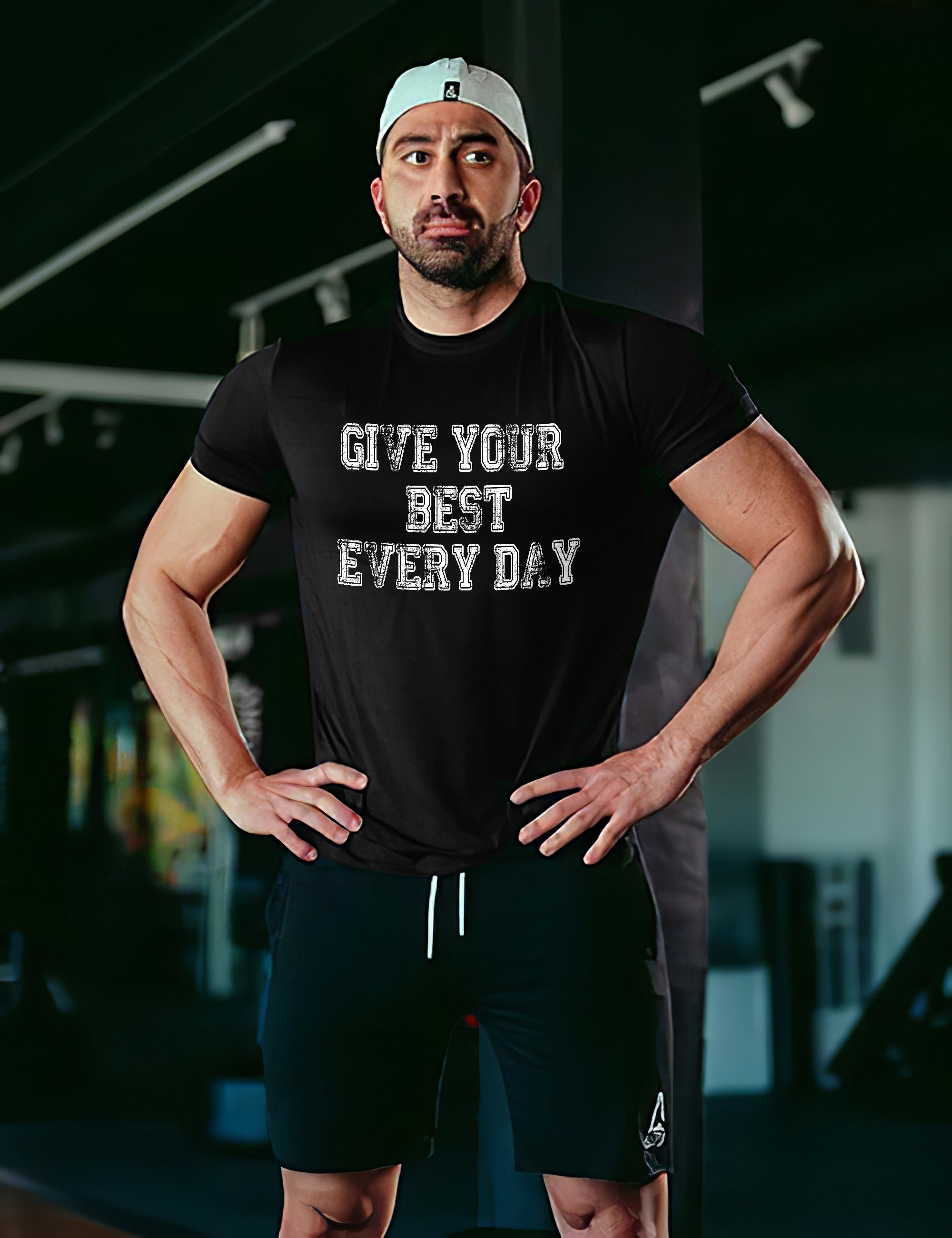 Give Your Best Every Day Printed Men's T-shirt