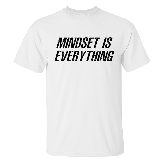 Mindset Is Everything Printed Men's T-shirt