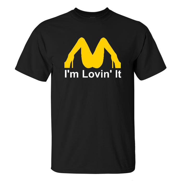 I'm Lovin' It Print Men's T-shirt